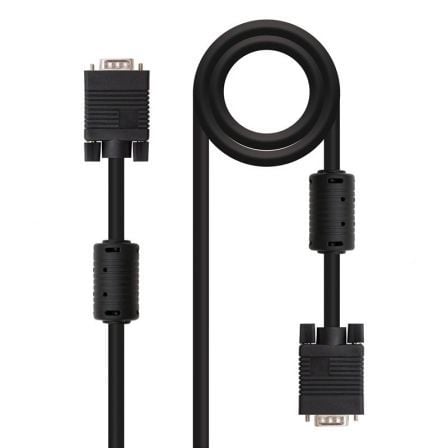 Cable SVGA Nanocable 10.15.0103/ VGA Macho - VGA Macho/ 3m/ Negro - Tiensol