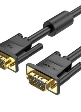 Cable SVGA Vention DAEBF/ VGA Macho - VGA Macho/ 1m/ Negro - Tiensol