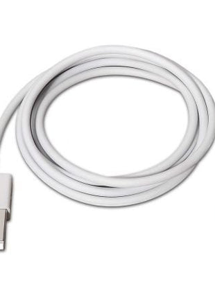 Cable USB 2.0 Lightning Aisens A102 - 0035/ USB Macho - Lightning Macho/ Hasta 2.5W/ 60Mbps/ 1m/ Blanco - Tiensol