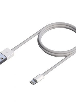 Cable USB 2.0 Lightning Aisens A102 - 0542/ USB Macho - Lightning Macho/ Hasta 2.5W/ 60Mbps/ 50cm/ Blanco - Tiensol