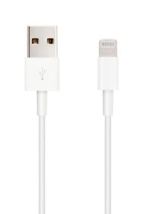 Cable USB 2.0 Lightning Nanocable 10.10.0400/ USB Macho - Lightning Macho/ 50 cm/ Blanco - Tiensol