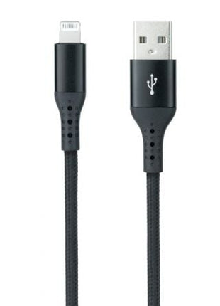 Cable USB 2.0 Lightning Nanocable 10.10.0401 - COBK/ USB Macho - Lightning Macho/ 1m/ Negro - Tiensol