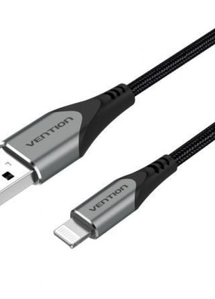 Cable USB 2.0 Lightning Vention LABHD/ USB Macho - Lightning Macho/ Hasta 12W/ 480Mbps/ 50cm/ Gris - Tiensol