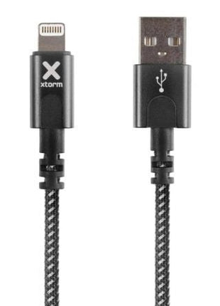 Cable USB 2.0 Lightning Xtorm CX2021/ USB Macho - Lightning Macho/ Hasta 12W/ 480Mbps/ 3m/ Negro - Tiensol