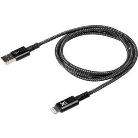 Cable USB 2.0 Lightning Xtorm CX2021/ USB Macho - Lightning Macho/ Hasta 12W/ 480Mbps/ 3m/ Negro - Tiensol