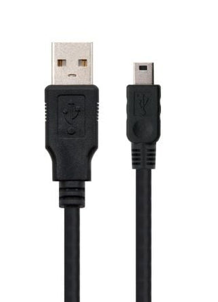 Cable USB 2.0 Nanocable 10.01.0400/ USB Macho - MiniUSB Macho/ 50cm/ Negro - Tiensol