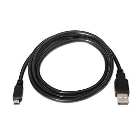 Cable USB 2.0 Nanocable 10.01.0503/ USB Macho - MicroUSB Macho/ 3m/ Negro - Tiensol