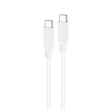 Cable USB 2.0 Tipo - C Nanocable 10.01.2301 - L150 - W/ USB Tipo - C Macho - USB Tipo - C Macho/ 480Mbps/ 1.5m/ Blanco - Tiensol