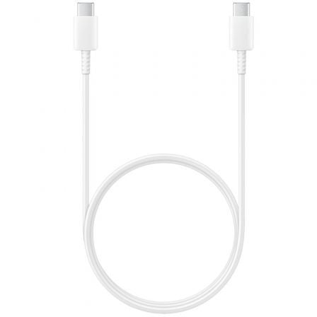 Cable USB 2.0 Tipo - C Samsung EP - DA705BWEGWW/ USB Tipo - C Macho - USB Tipo - C Macho/ 1m/ Blanco - Tiensol