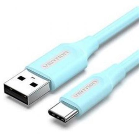 Cable USB 2.0 Tipo - C Vention COKSG/ USB Tipo - C Macho - USB Macho/ Hasta 60W/ 480Mbps/ 1.5m/ Azul - Tiensol