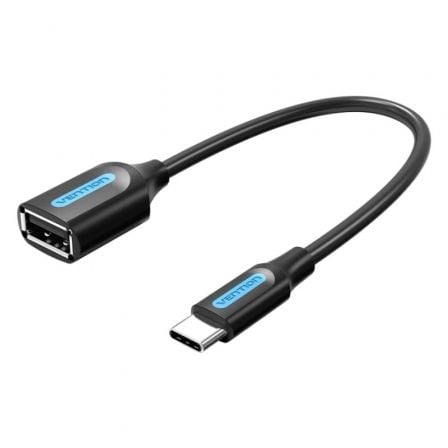 Cable USB 2.0 Vention CCSBB/ USB Tipo - C Macho - USB Hembra/ 15cm/ Negro - Tiensol