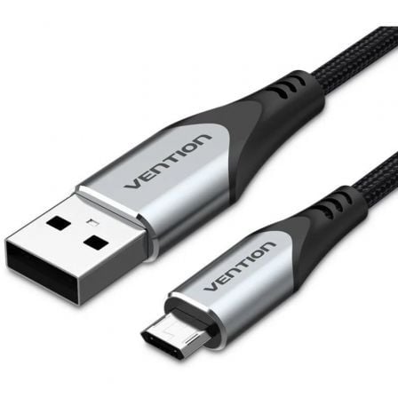 Cable USB 2.0 Vention COCHD/ USB Macho - MicroUSB Macho/ 480Mbps/ 50cm/ Negro - Tiensol