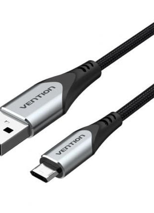 Cable USB 2.0 Vention COCHF/ microUSB Macho - USB Macho/ 480Mbps/ 1m/ Gris - Tiensol