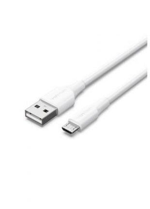 Cable USB 2.0 Vention CTIWF/ USB Macho - MicroUSB Macho/ Hasta 60W/ 480Mbps/ 1m/ Blanco - Tiensol