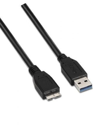 Cable USB 3.0 Aisens A105 - 0043/ USB Macho - MicroUSB Macho/ Hasta 9W/ 625Mbps/ 1m/ Negro - Tiensol