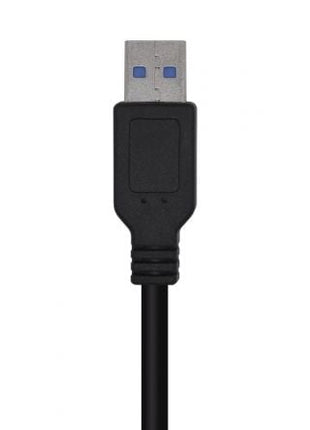 Cable USB 3.0 Aisens A105 - 0446/ USB Macho - USB Macho/ 1m/ Negro - Tiensol