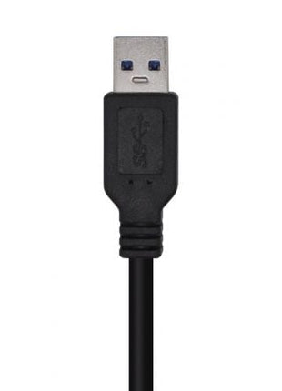 Cable USB 3.0 Aisens A105 - 0446/ USB Macho - USB Macho/ 1m/ Negro - Tiensol