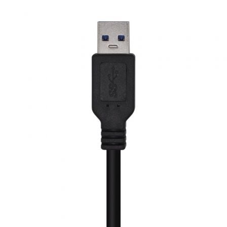 Cable USB 3.0 Aisens A105 - 0446/ USB Macho - USB Macho/ 1m/ Negro - Tiensol