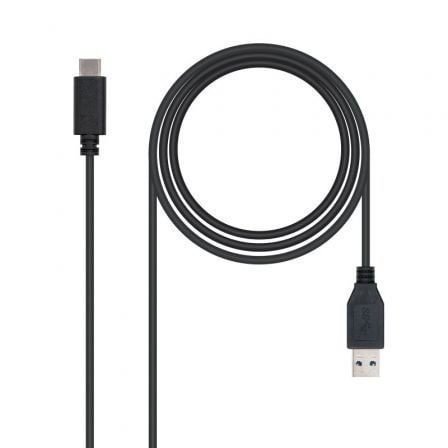 Cable USB 3.1 Nanocable 10.01.4001/ USB Tipo - C Macho - USB Macho/ 1m/ Negro - Tiensol