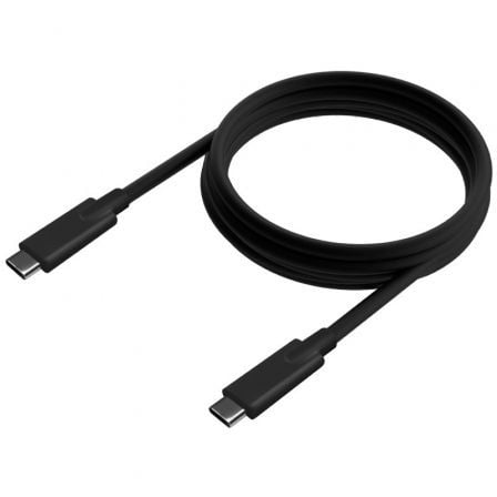 Cable USB 3.2 Tipo - C Aisens A107 - 0705 10GBPS 5A 100W/ USB Tipo - C Macho - USB Tipo - C Macho/ Hasta 100W/ 2500Mbps/ 3m/ Negro - Tiensol