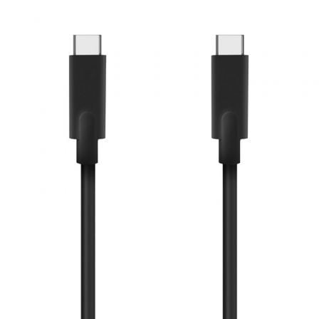 Cable USB 3.2 Tipo - C Aisens A107 - 0705 10GBPS 5A 100W/ USB Tipo - C Macho - USB Tipo - C Macho/ Hasta 100W/ 2500Mbps/ 3m/ Negro - Tiensol