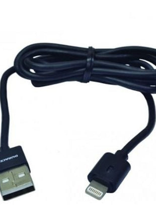 Cable USB Lightning Duracell USB5012A/ USB Macho - Lightning Macho/ 1m/ Negro - Tiensol