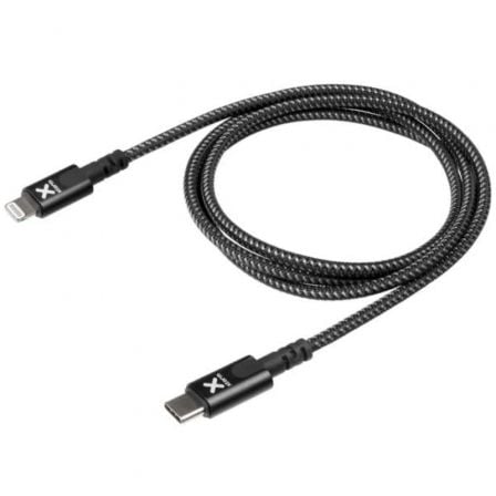 Cable USB Tipo - C Lightning Xtorm CX2041/ USB Tipo - C Macho - Lightning Macho/ Hasta 60W/ 480Mbps/ 3m/ Negro - Tiensol