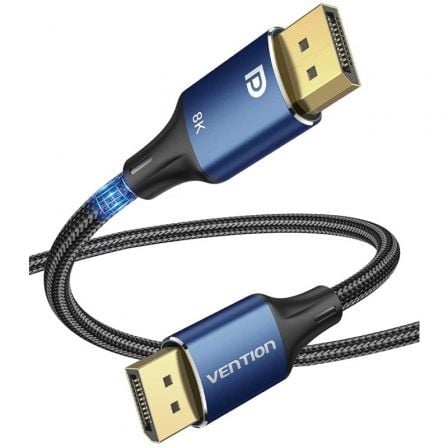 Cable Vention HCELF/ DisplayPort Macho - DisplayPort 8K Macho/ 1m/ Azul - Tiensol