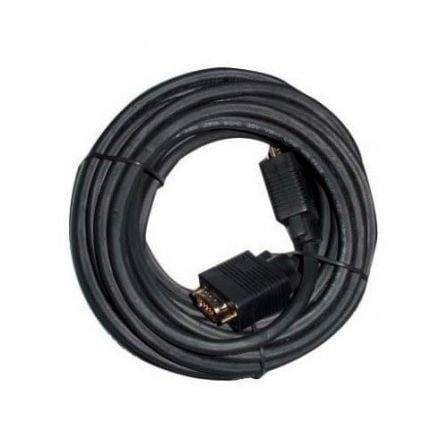 Cable VGA 3GO CVGA10MM/ VGA Macho - VGA Macho/ 10m/ Negro - Tiensol