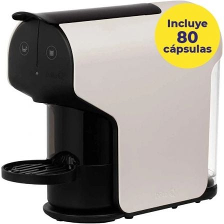 Cafetera de Cápsulas Delta Quick/ Blanca + 80 cápsulas café QALIDUS - Tiensol