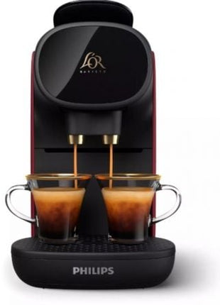 Cafetera de Cápsulas Philips L'Or Barista Sublime LM9012/55/ Compatible cápsulas Nespresso y L'OR/ Negra y Roja/ Incluye 50 Cápsulas - Tiensol