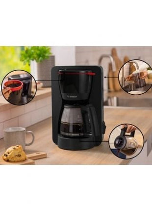 Cafetera de Goteo Bosch MyMoment/ 15 Tazas/ Negra - Tiensol