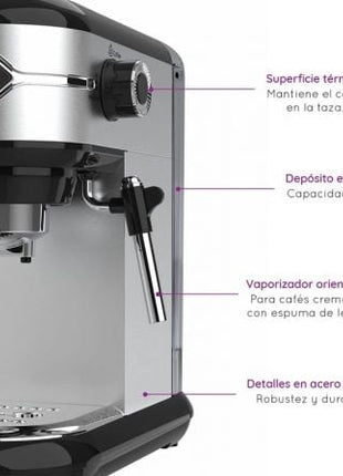 Cafetera Expreso Grunkel CAFPRESOH - 20/ 1450W/ 20 Bares - Tiensol