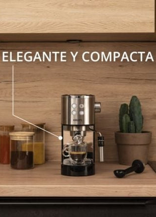 Cafetera Expreso Krups Virtuoso/ 1400W/ 15 Bares/ Plata - Tiensol