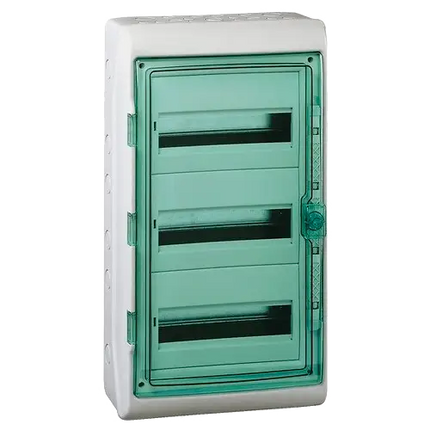 Caja Eléctrica Schneider Kaedra IP65 3 Filas 36 Módulos Ref. 13985 - Cuadros Eléctricos