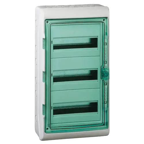 Caja Eléctrica Schneider Kaedra IP65 3 Filas 36 Módulos Ref. 13985 - Cuadros Eléctricos