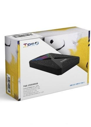 Caja Externa Gaming para Disco Duro de 2.5' TooQ TQE - 2550RGB/ USB 3.1/ Sin tornillos - Tiensol