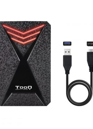 Caja Externa Gaming para Disco Duro de 2.5' TooQ TQE - 2550RGB/ USB 3.1/ Sin tornillos - Tiensol