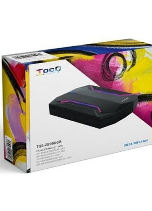 Caja Externa Gaming para Disco Duro de 2.5' TooQ TQE - 2599RGB/ USB 3.1/ Sin tornillos - Tiensol