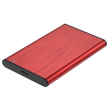 Caja Externa para Disco Duro de 2.5' Aisens ASE - 2525RED/ USB 3.1/ Sin tornillos - Tiensol