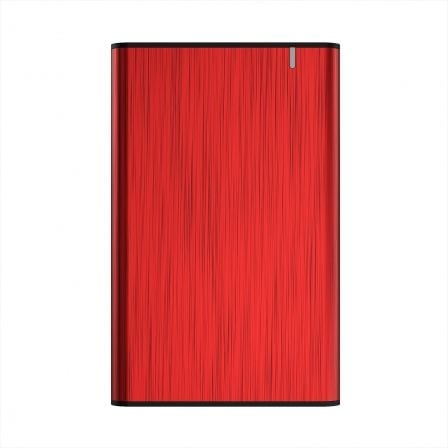 Caja Externa para Disco Duro de 2.5' Aisens ASE - 2525RED/ USB 3.1/ Sin tornillos - Tiensol