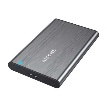 Caja Externa para Disco Duro de 2.5' Aisens ASE - 2526GR/ USB 3.1/ Sin tornillos - Tiensol