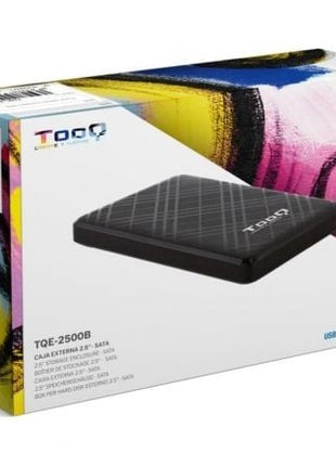 Caja Externa para Disco Duro de 2.5' TooQ TQE - 2500B/ USB 3.1/ Sin Tornillos - Tiensol