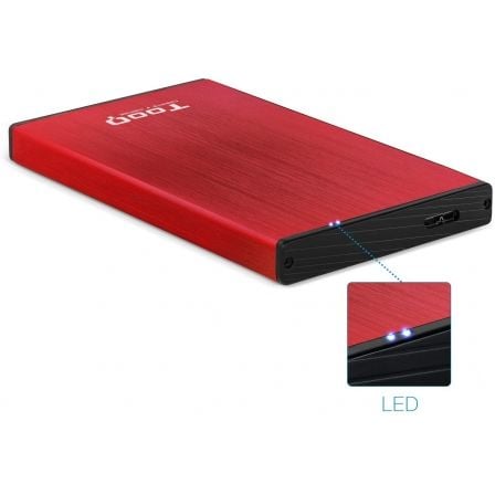 Caja Externa para Disco Duro de 2.5' TooQ TQE - 2527R/ USB 3.1 - Tiensol