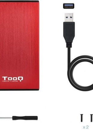 Caja Externa para Disco Duro de 2.5' TooQ TQE - 2527R/ USB 3.1 - Tiensol