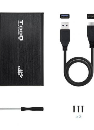 Caja Externa para Disco Duro de 2.5' TooQ TQE - 2529B/ USB 3.1 - Tiensol