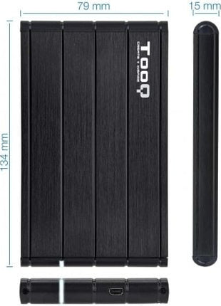 Caja Externa para Disco Duro de 2.5' TooQ TQE - 2530B/ USB 3.1 - Tiensol