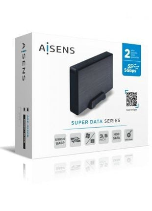 Caja Externa para Disco Duro de 3.5' Aisens ASE - 3530B/ USB 3.1 - Tiensol