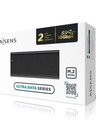 Caja Externa para Disco SSD M.2 NVMe Aisens ASM2 - 008B/ USB 3.1 Gen2/ Sin Tornillos - Tiensol