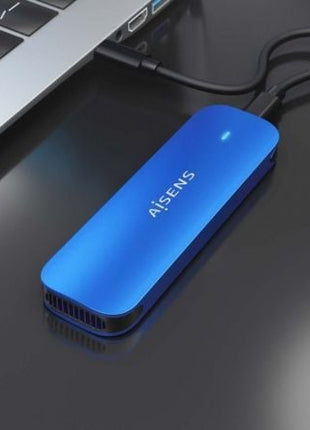 Caja Externa para Disco SSD M.2 NVMe Aisens ASM2 - 026BLU/ USB 3.2/ Sin tornillos - Tiensol